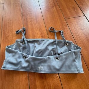 ALO Yoga Gray Activewear Top